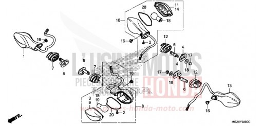 CLIGNOTANT CB500FAD de 2013